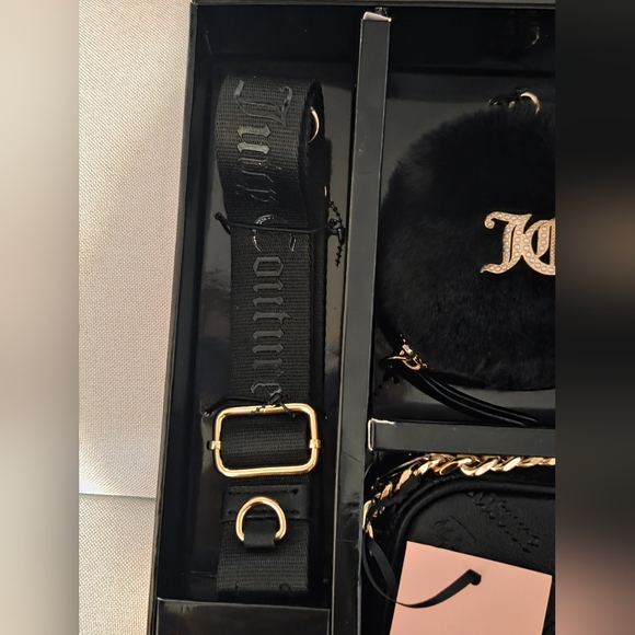 Juicy Couture Black 4 Piece Crossbody Set - Picture 6 of 11